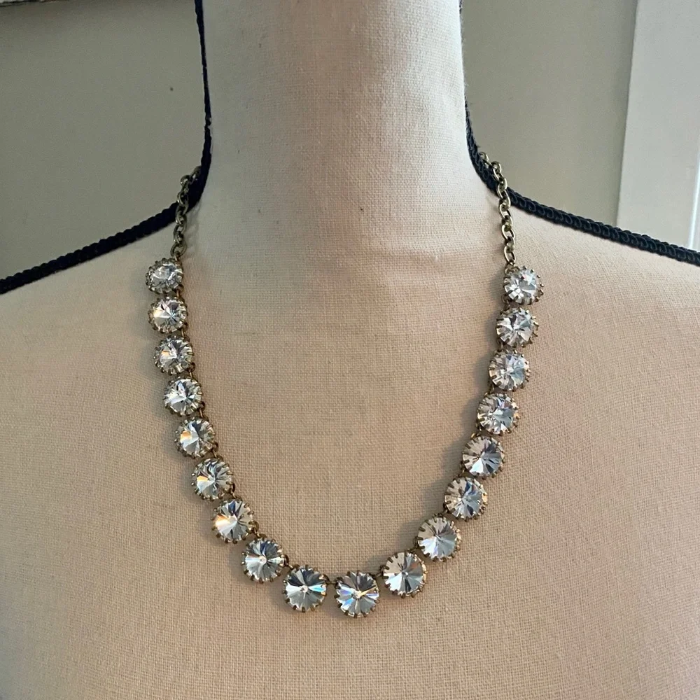 J. Crew crystal statement necklace - Picture 2 of 4